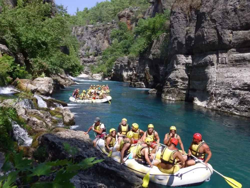 Kpray Nehri ATV/Buggy Safari Zipline'da Tazy Canyon Raftingi